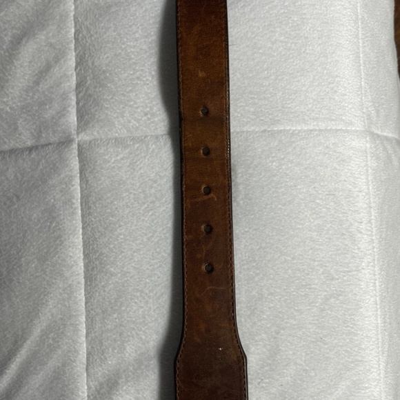 Vintage Orvis Men’s brown leather braided trout belt 36 EUC - Picture 8 of 11